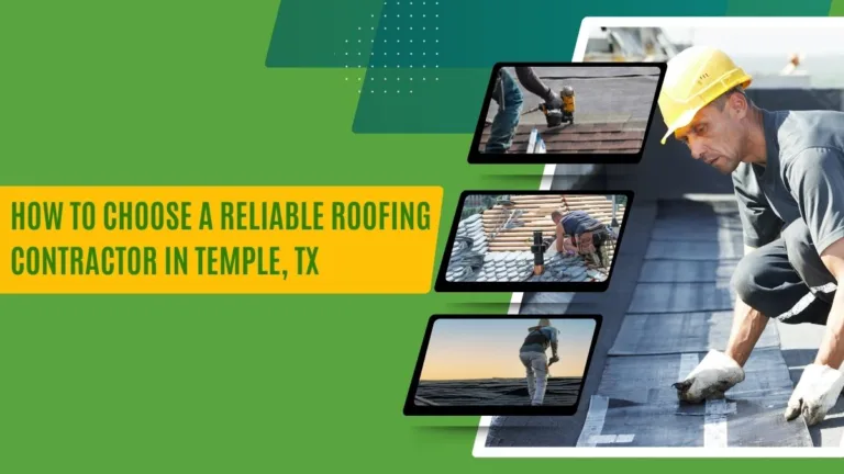 Roofing contractor inspecting a residential roof