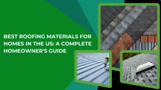 Best roofing materials for homes in the US including asphalt shingles, metal roofing, and modern residential roof designs