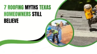 Think insurance covers every storm or dark shingles kill your AC bill? See which Texas roofing myths are false, then book a free roof inspection.
