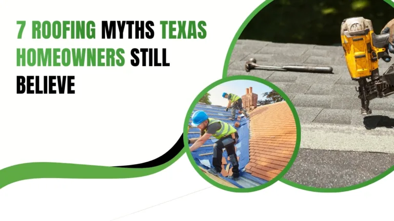 Think insurance covers every storm or dark shingles kill your AC bill? See which Texas roofing myths are false, then book a free roof inspection.
