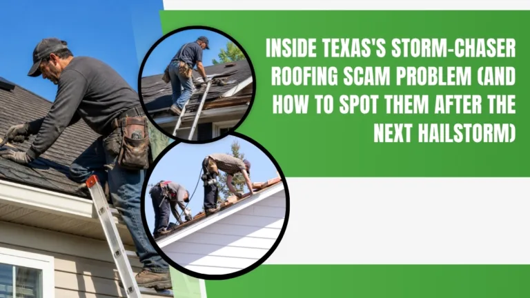 Storm-Chaser Roofers in Texas: Scam Warning Signs