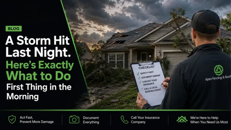 A Storm Hit Last Night. Here's Exactly What to Do First Thing in the Morning