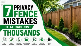 Privacy fence problems don't have to happen. Read about the 7 mistakes costing homeowners thousands and how to fix them.
