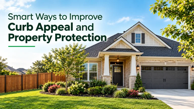 Attractive Texas home with upgraded roofing, fencing, and landscaped exterior