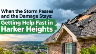 When the Storm Passes and the Damage Stays Getting Help Fast in Harker Heights