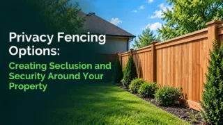 Privacy Fencing Options: Creating Seclusion and Security Around Your Property