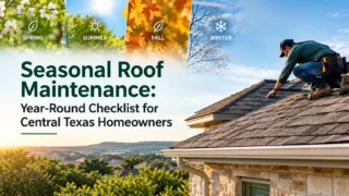 Seasonal Roof Maintenance: Year-Round Checklist for Central Texas Homeowners